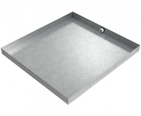 Galvanized Square Sheet Metal Drain Pans