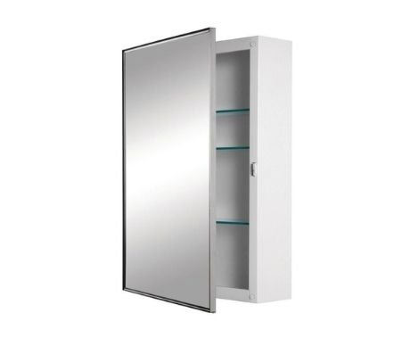 Metal Medicine Cabinet with Mirror