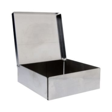 Aluminum Box with Hinged Lid