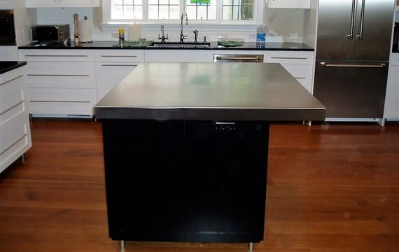 Stainless Steel Countertops Fabrication