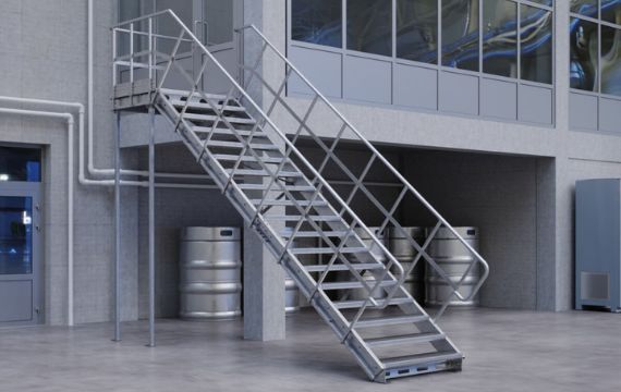 KDM Aluminium Stairs Fabrication 2