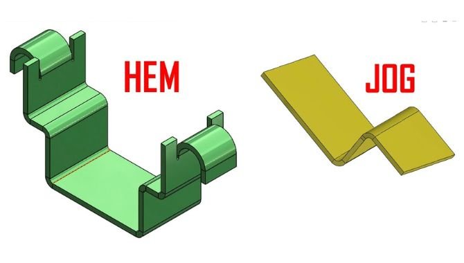 Sheet Metal Jog Vs. Sheet Metal Hem