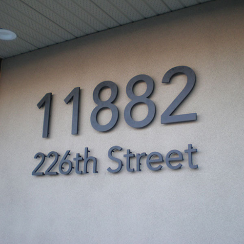 Commercial Building Address Numbers