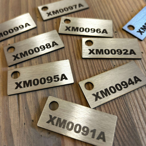 Multiple Uses of Laser Cut Metal Tags