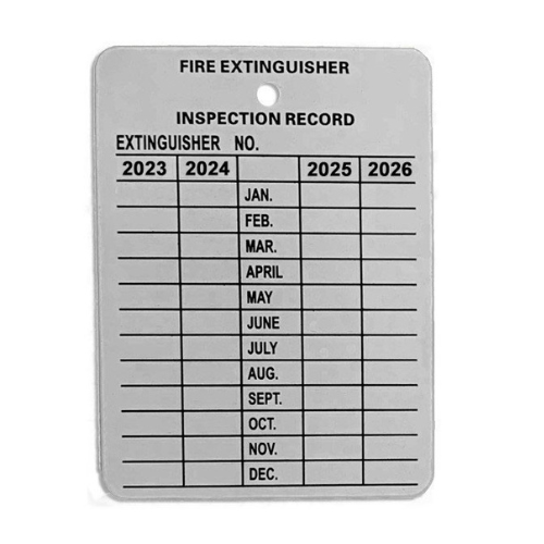 Aluminum Inspection Tags
